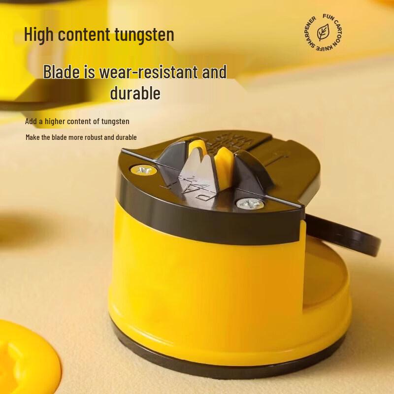 UOSO Little Yellow Duck Suction Cup Knife Sharpener