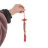 3Pcs Chinese Knot Coin Pendant New Year Lucky Coins Charms Chinese Knot Tassel Hanging Pendant for Health Wealth Success Lucky