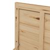 Outdoor Garden Storage Chest 176L In Wood with Handle, Dim. 130L X 50W X 45H Cm