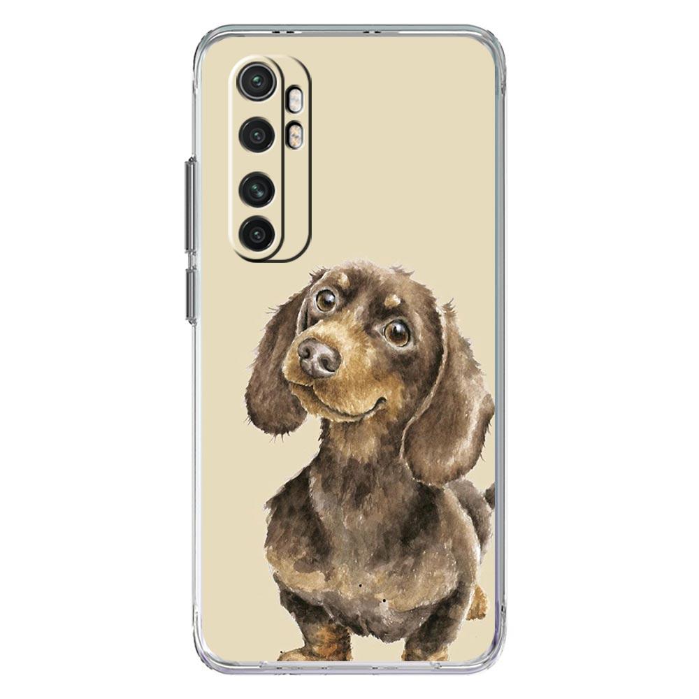 Dachshund Sausage Dog Phone Case For Xiaomi Mi 14 13 13T 12T 10 12 Lite 11 Ultra 11X 11T Pro Poco X6 X5 X3 NFC F6 5G Clear Cover