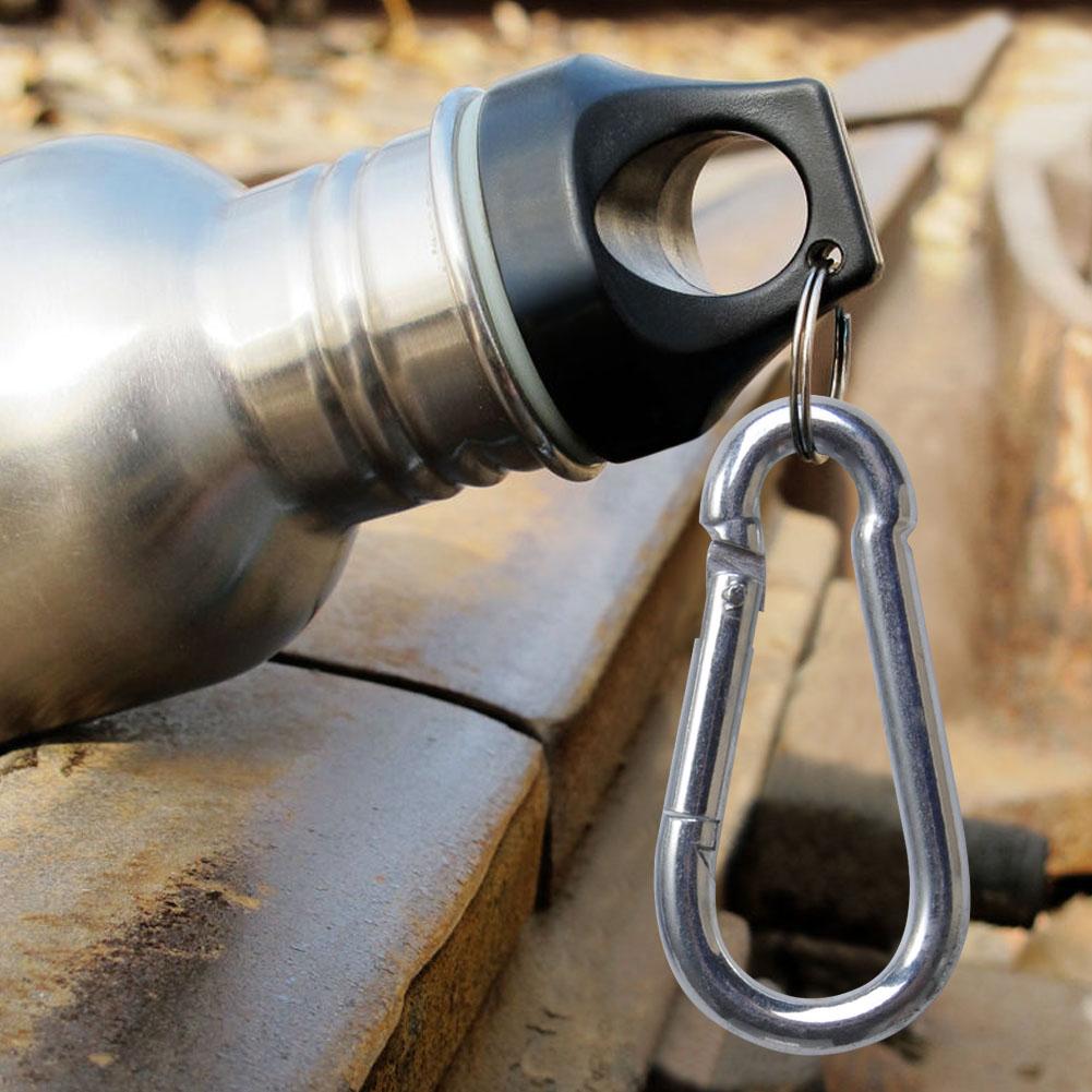 2Pcs Heavy Duty Carabiners for Kids Swing Climbing Hammock Keychain Bottle Chain