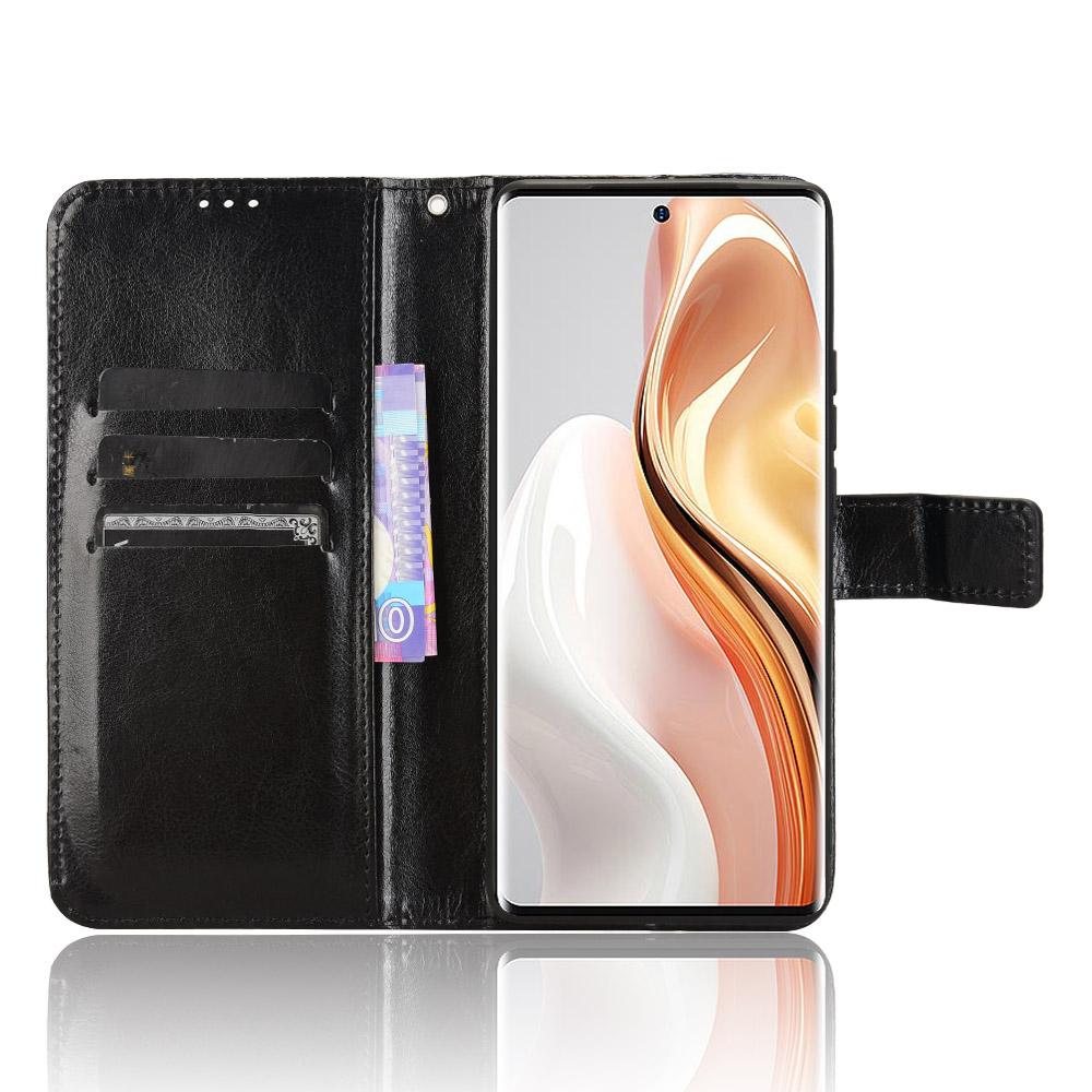 

For Ulefone Note 17 Pro Cell Phone Cases Anti-Drop Leather Wallet Cover Black