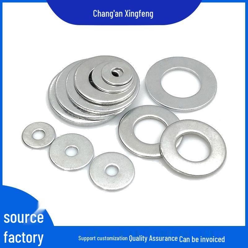 304 Stainless Steel Ultra-Thin Flat Washer (0.1mm-0.5mm)