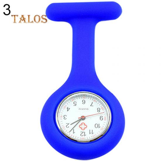 

Силиконовые кварцевые часы для медицинских работников чёрный