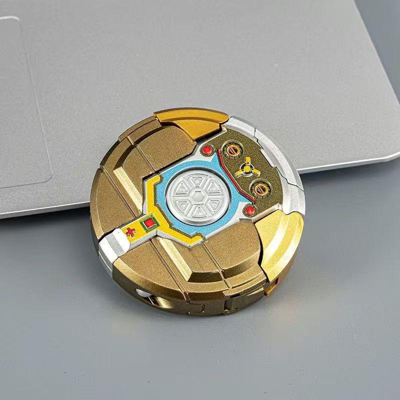 Cross-border Deformable Robot Fidget Spinner Toy for Kids - Rotating Stress Relief Mechanical Finger Spinner