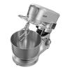 Küchenmaschine, 5,7 L Elektrische Küchenmaschine, 1500W Teigkneter, 6+P Geschwindigkeiten Kippkopf Lebensmittel-Mixer mit 1,5 L Mixbecher, Edelstahlschüssel, Teig