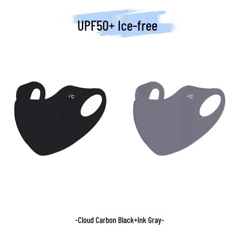 Unisex Breathable Sunscreen Mask with UV Protection and Ice Silk Fabric