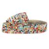 1pcs 1.2cm Width Rhinestone Ribbon Trim Iron On Crystal Glass Mesh Banding  For DIY Crafts