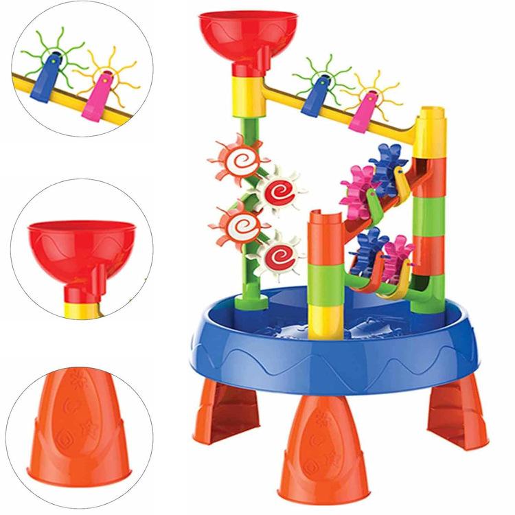 Multi-function Water Sand Table, Kids Water Play Set, Beach Cart Accessories, Outdoor Entertainment