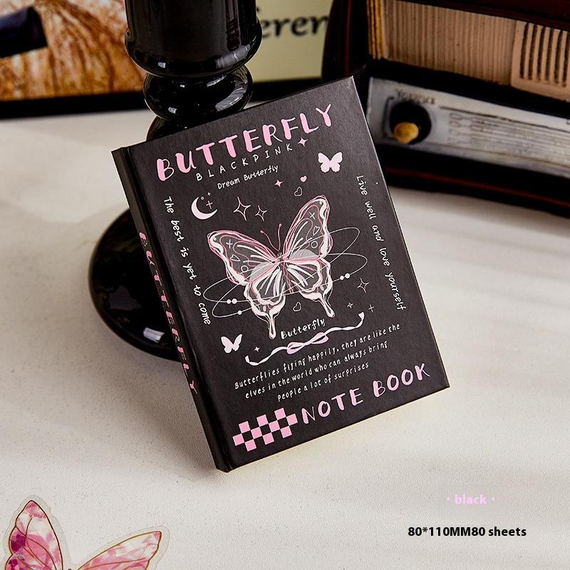 

1 шт. Милый крутой блокнот для студентки, ретро американский стиль, бабочка, щенок, скрапбук, горизонтальная внутренняя страница, журнал, блокнот