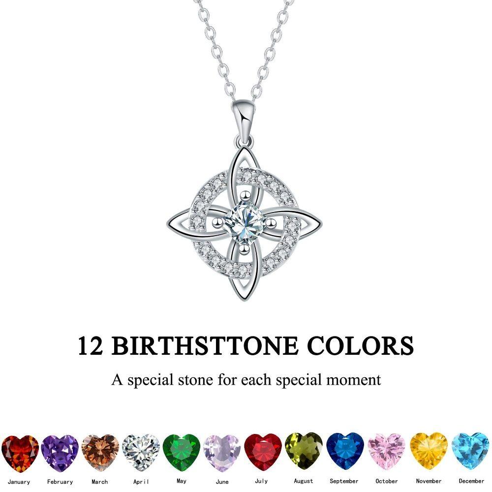 Zircon Gemstone Birthstone Necklace Handmade Amulet Necklace Birthday Anniversary Special Occasion