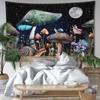 Gobelin Ślimak Grzybek z Kreskówek Wisząca Ściana Minimalistyczna Sztuka Bohemia Kawaii Salon Sypialnia Tło Tkanina Wystrój Domu