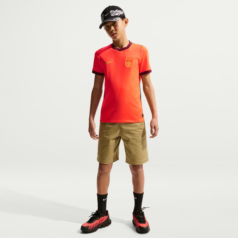 Nike 2026 Season Chinese Team Big Size Quick-Drying Football Jersey for Boys and Girls - Comfortable - NIKE IB5106