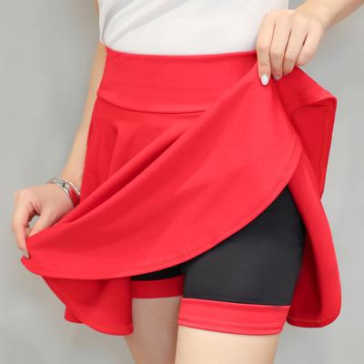 Plus Größe S-4XL Shorts Röcke Damen A-Linie Faltenrock mit hoher Taille Weiblicher koreanischer eleganter Rock