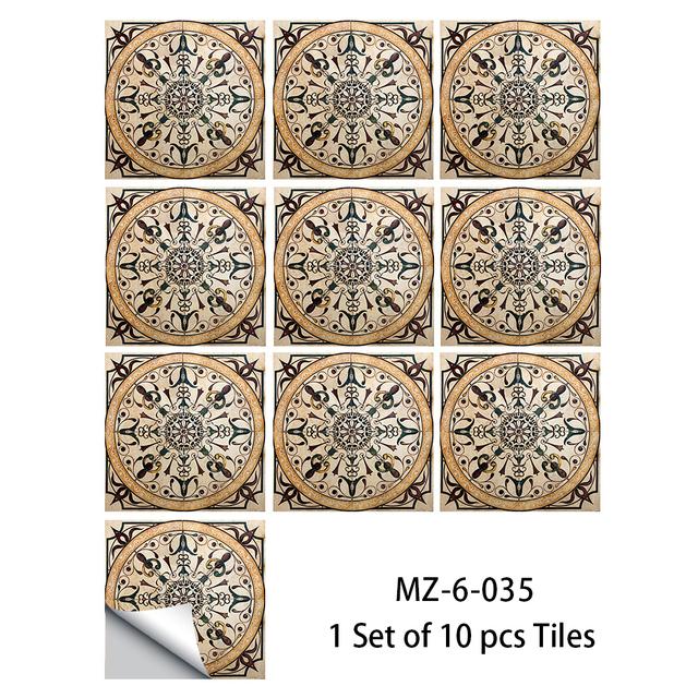 Película adhesiva para azulejos, 28 estilos a elegir, para azulejos/suelo en la cocina, protector contra salpicaduras, papel tapiz artístico para suelo, calcomanías de pared