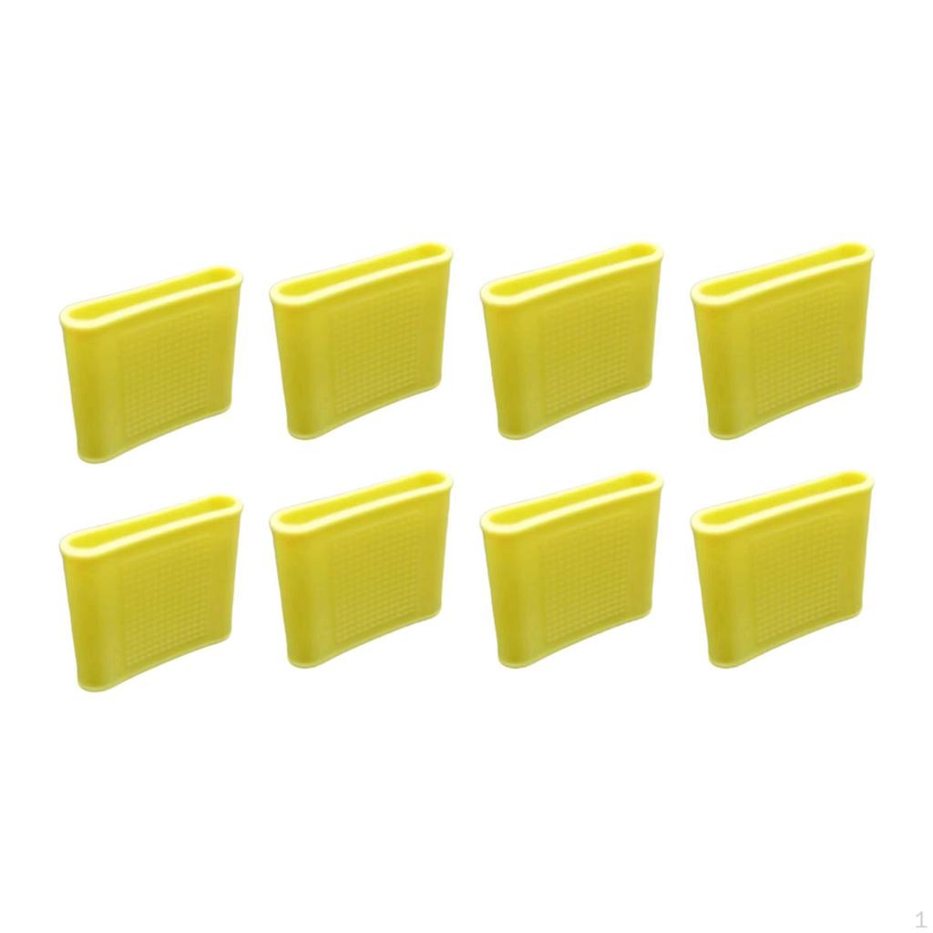 8 Stück Anti-Rutsch-Fingerspitzenhüllen Elastische Stützhülse