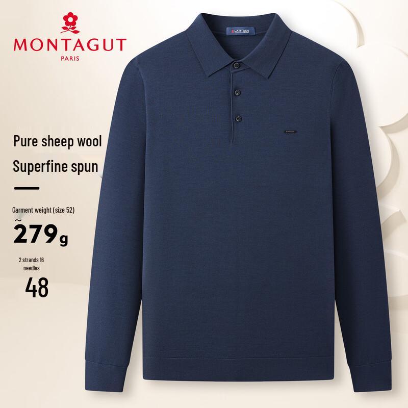

MONTAGUT Men s Merino Wool Business Casual Sweater XL