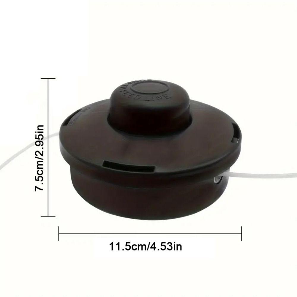 Gehärteter Kunststoff Rasentrimmerkopf Ersatz Hochleistungs-Unkrautentfernungswerkzeug Benzin Freischneider