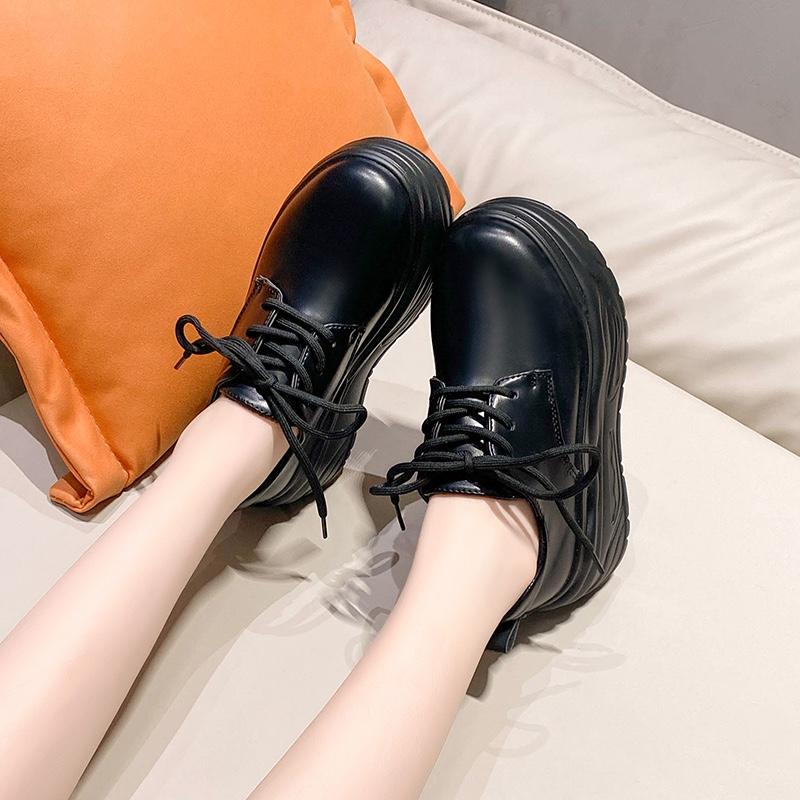 Mid-calf Flat with Modern Boots Winter Round Toe 2024 Hot Sale Women's Shoes Lace-up Low Heel Solid Belt Buckle Women's Boots