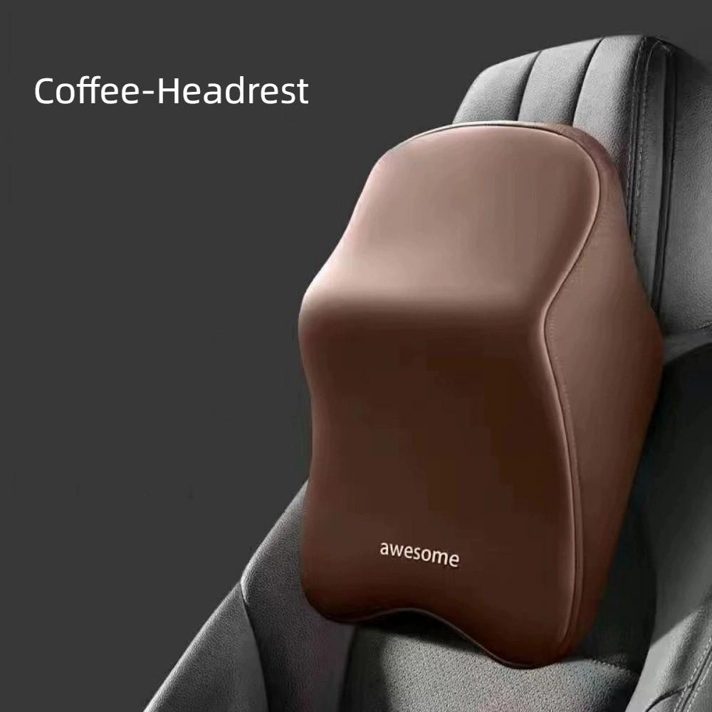Anti-fatigue Car Neck Pillow Soft Neck Rest Cushion Breathable Car Headrest  Car Interior Ornaments