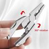 Multifunction Folding Pliers Camping Screwdriver Portable Kit Mini Turtle Back Keychain Tool Multi-Tool Pliers Outdoor Product