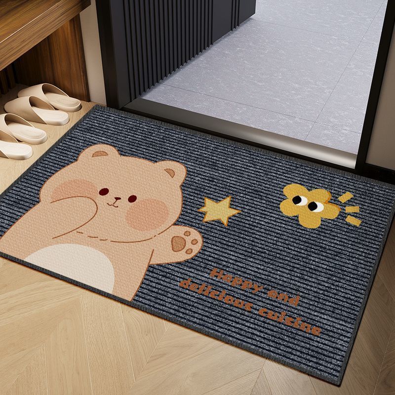 Modern Einfach Cartoon Kristall Flor Teppich Rutschfest Wohnzimmer Schlafzimmer Abriebfest Schmutzige Fußmatten Heimdekoration