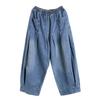 Vintage Baggy Oversized Jeans voor Dames Casual Harembroeken Wijde Pijpen Mom Jeans Denim Broeken Bloomers