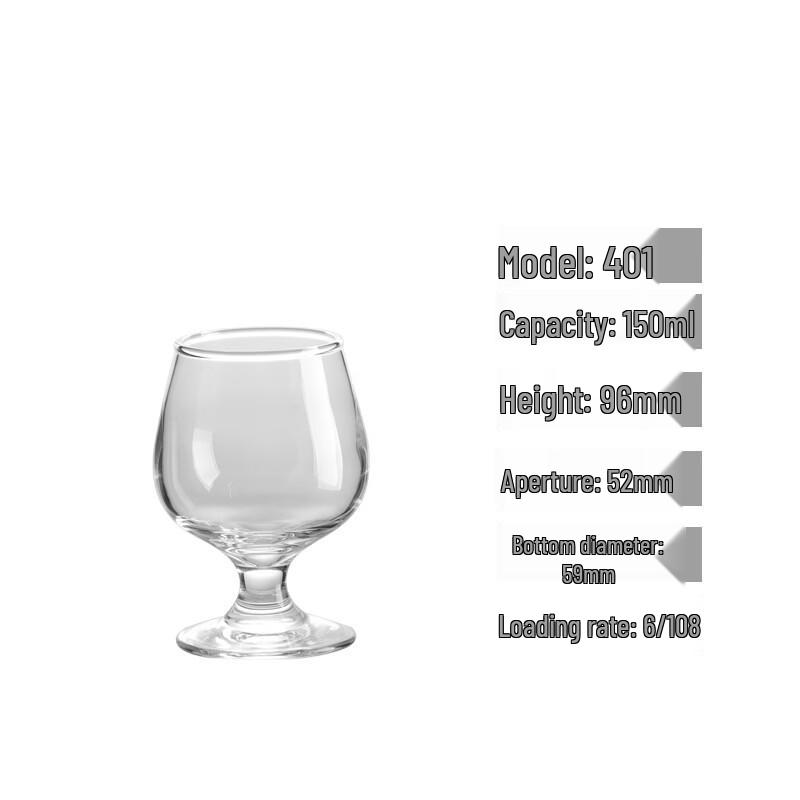 Shangqi Glass Brandy Snifter Set