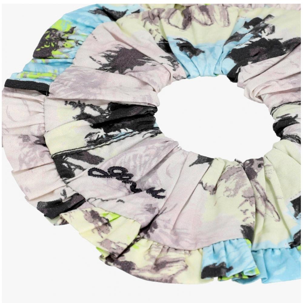 Ganni Floral Scrunchie Hairband A6576 999