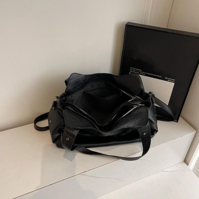 Weiche Innentasche Umhängetaschen Hochwertige Einfarbige Taschen für Damen Mode Reißverschluss PU Crossbody Handtaschen