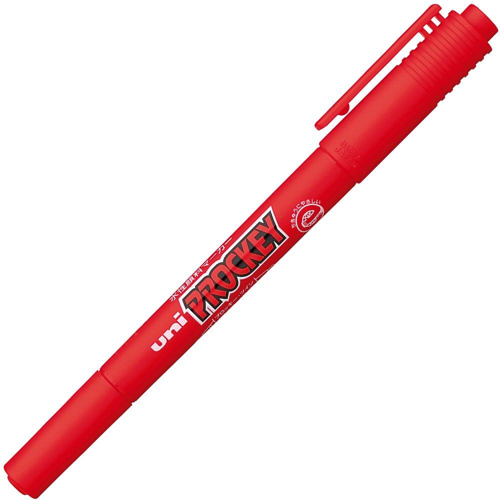 

Mitsubishi Pencil Pen Twin Extra Fine Point 10 Pens Water-Based Pro-Ky PM120T.15 Red,