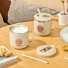 316 Stainless Steel Straw Water Cup Double Wall Drinking Cup Cute Insulated Mug  for Children