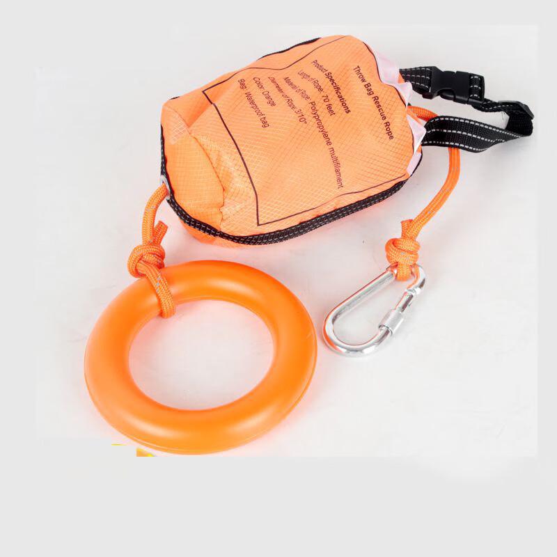 UOSU Water Rescue Throw Bag with Reflective Floating Rope 8mm, 71m