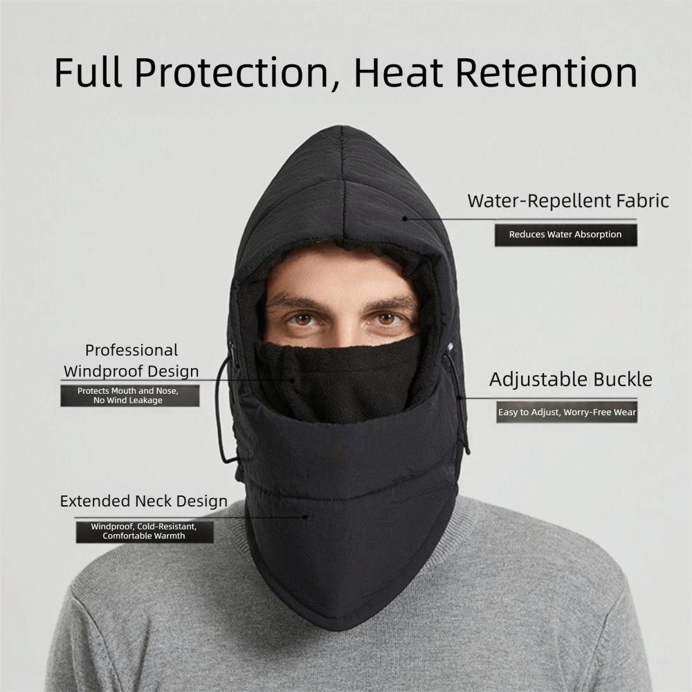 Keep Warm Plush Pullover Hat Breathable Face Guard Neck Warmer New Winter Warm Hat Winter Weather