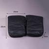 2Pcs Rainproof & Windproof Motorcycle PU Leather Hand Gloves Winter Electric Bike Gloves - Warm Thickened Handle Covers