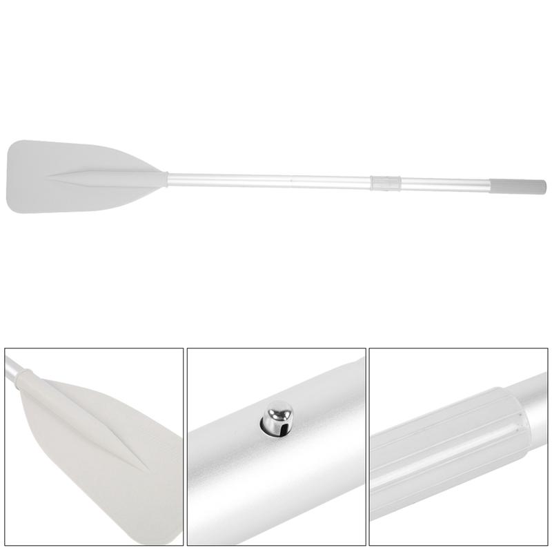 Boat Paddle High Toughness Inflatable Boat Dinghy Canoe Water Marine Sports Aluminium Alloy Oars Paddle with Rod Set