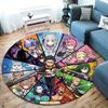 Re Zero Round Area Rug Carpet Rug For Living Room Bedroom Sofa Playroom Decor Nonslip Floor Mat