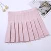 Women's High Waisted A-line Half Length Skirt Fashion Women's Casual Pleated Skirt Anti Glare Women's Short Skirt