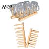 Cabinet Tableware Organizer Kitchen Storage Rack Bamboo Anti-skid Plate Pot Lid Dish Laptop Bowl Drying Holder Organization Cutting Board Drainage