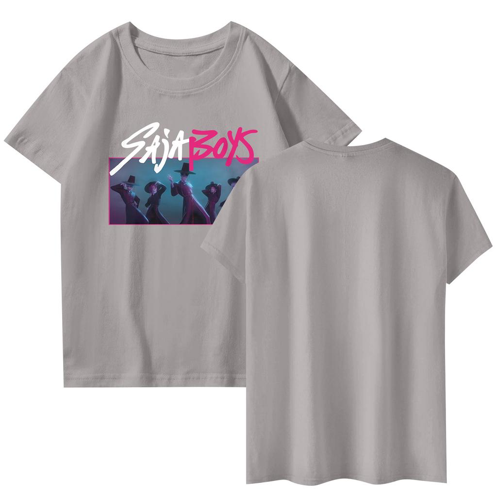 Fashionable Round Neck Short Sleeve Work Clothes Printed Tops For Womens Summer Tops