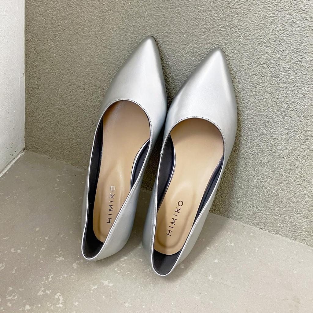 HIMIKO/Himiko/[WEB Exclusive] Low-Heel Pumps/640001 Silver 215