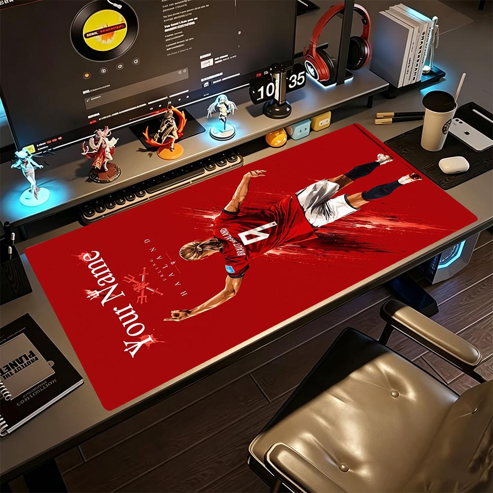 Haaland (130) Customizable Name Mouse Pad Keyboard Pad Office Mouse Mats Non-Slip Rubber Base Office Desk Accessory