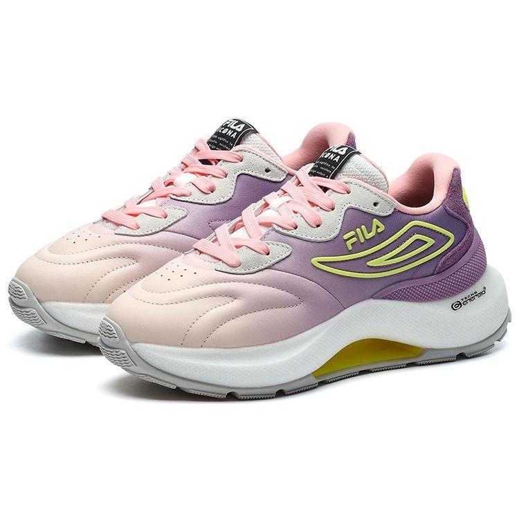 Fila Flusso Fashion Sports Low-Top Casual Shoes Women Sneaker Purple Pink F12W213113FSB