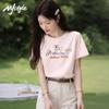 MJ STYLE Women's Round Neck Short Sleeve T-Shirt