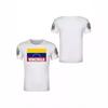 Venezuelan flag and emblem 3D printed T-shirt for women and men, high-quality clothing