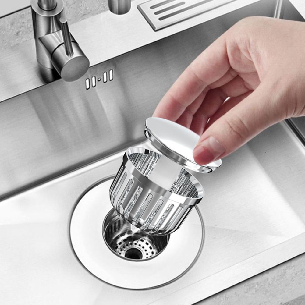 Universal Sink Sealing Drain Plug Quick Draining Sewer Drain Protector For Kitchen Bathroom