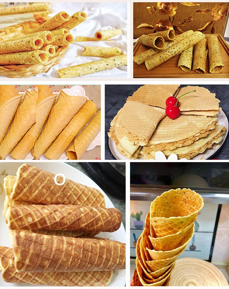 Elektrische Eierrollenmaschine DIY Eistütenmaschine Knusprige Omelettform Sandwich-Eisen Crêpe-Backform Waffelpfanne Pfannkuchen-Grillofen