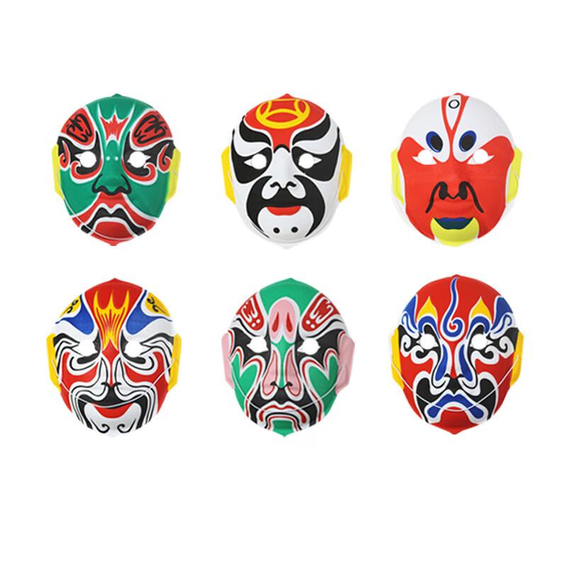 Chinese Opera Hand-Painted Face Mask