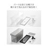 Yamazaki Jitsugyo Refrigerator Drink Server 1.8L [Set of 2] Tower Dishwasher Safe Cold Water Bottle Barley Tea Pot White 1584 x 2