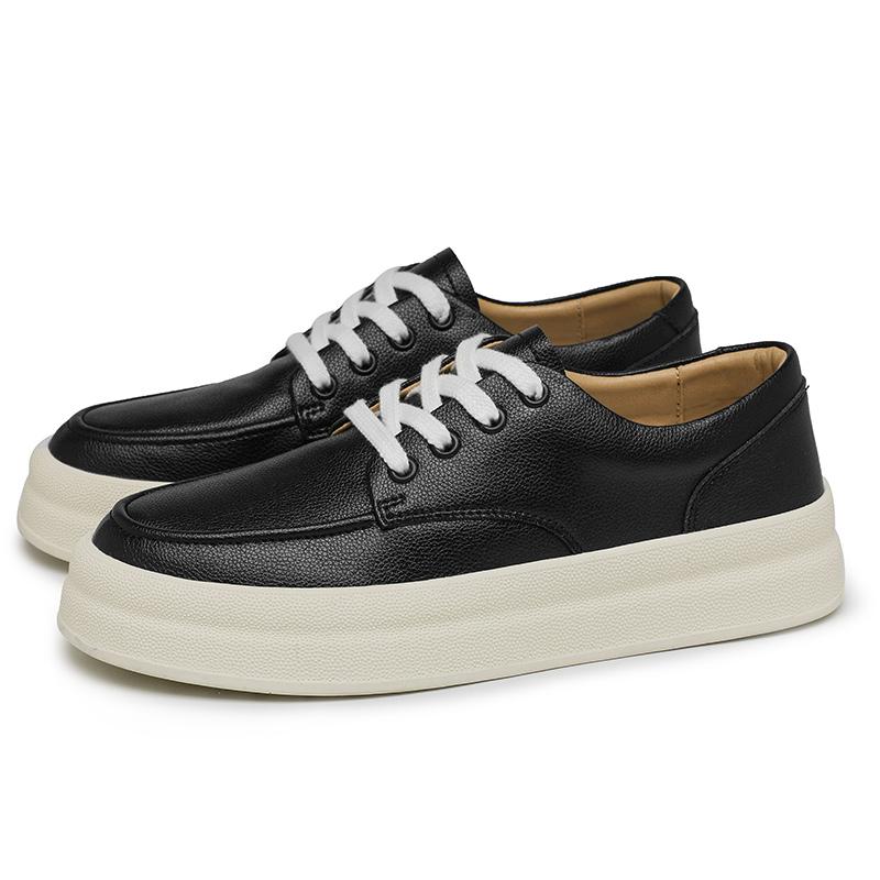 

Модная мужская обувь для скейтборда, трендовый минималистичный дизайнерский стиль, молодежная, для улицы, для вечеринок, для отдыха, для ходьбы, мужская, горячая распродажа, черная, качественная обувь 44 чёрный